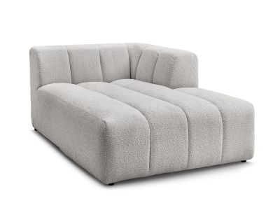 Méridienne pour canapé modulable ANNECY tissu bouclette