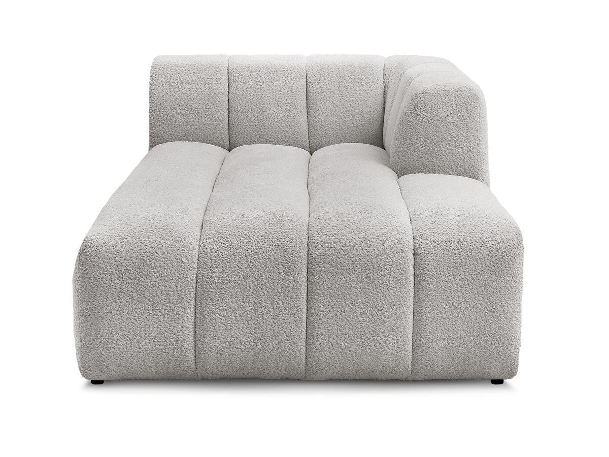 Chaise longue voor modulaire bank ANNECY badstof