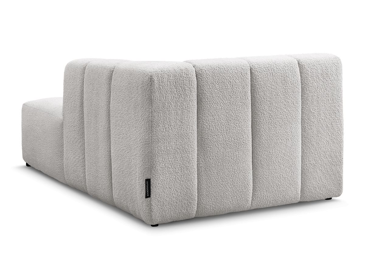 Chaise longue voor modulaire bank ANNECY badstof
