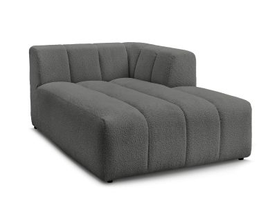 Méridienne pour canapé modulable ANNECY tissu bouclette
