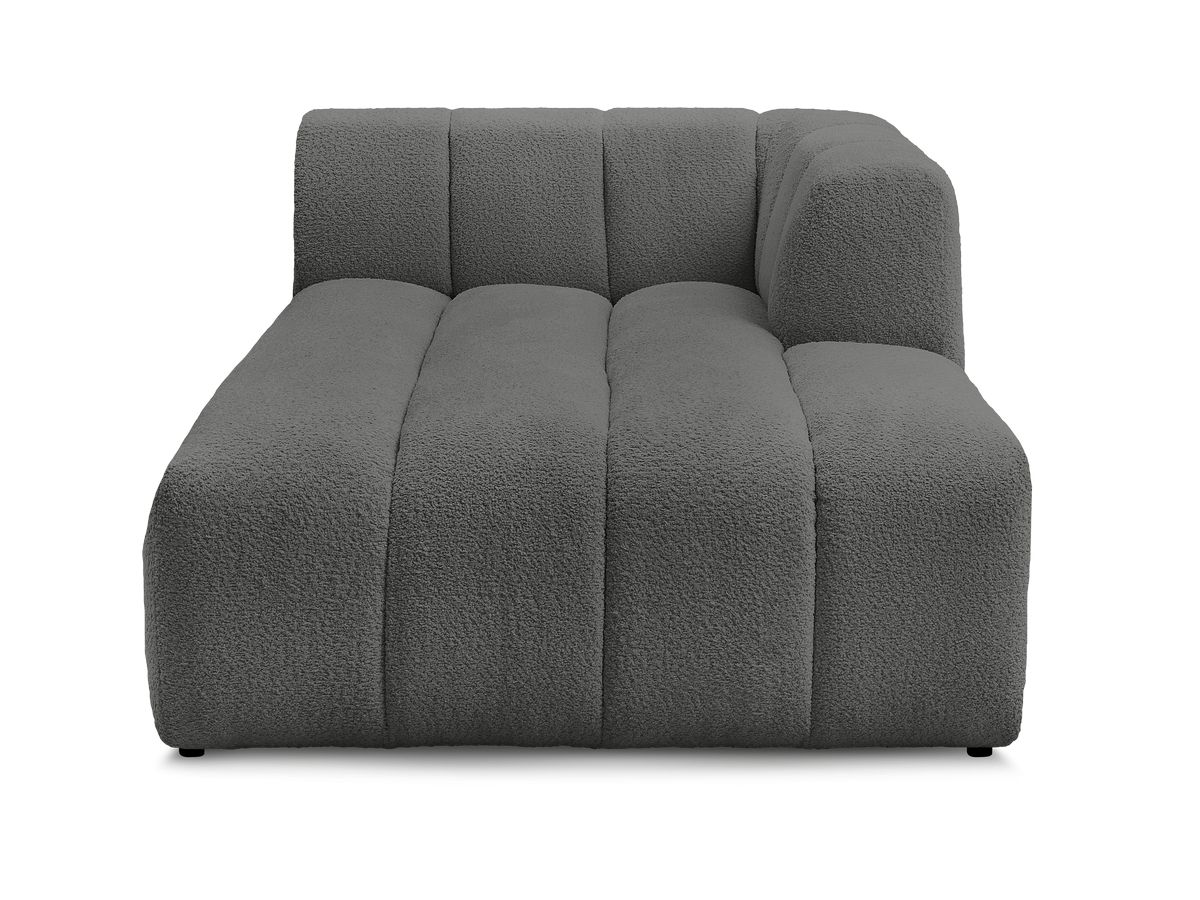 Chaise longue voor modulaire bank ANNECY badstof