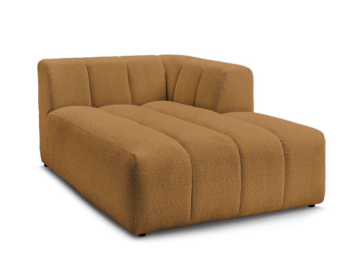 Chaise longue voor modulaire bank ANNECY badstof