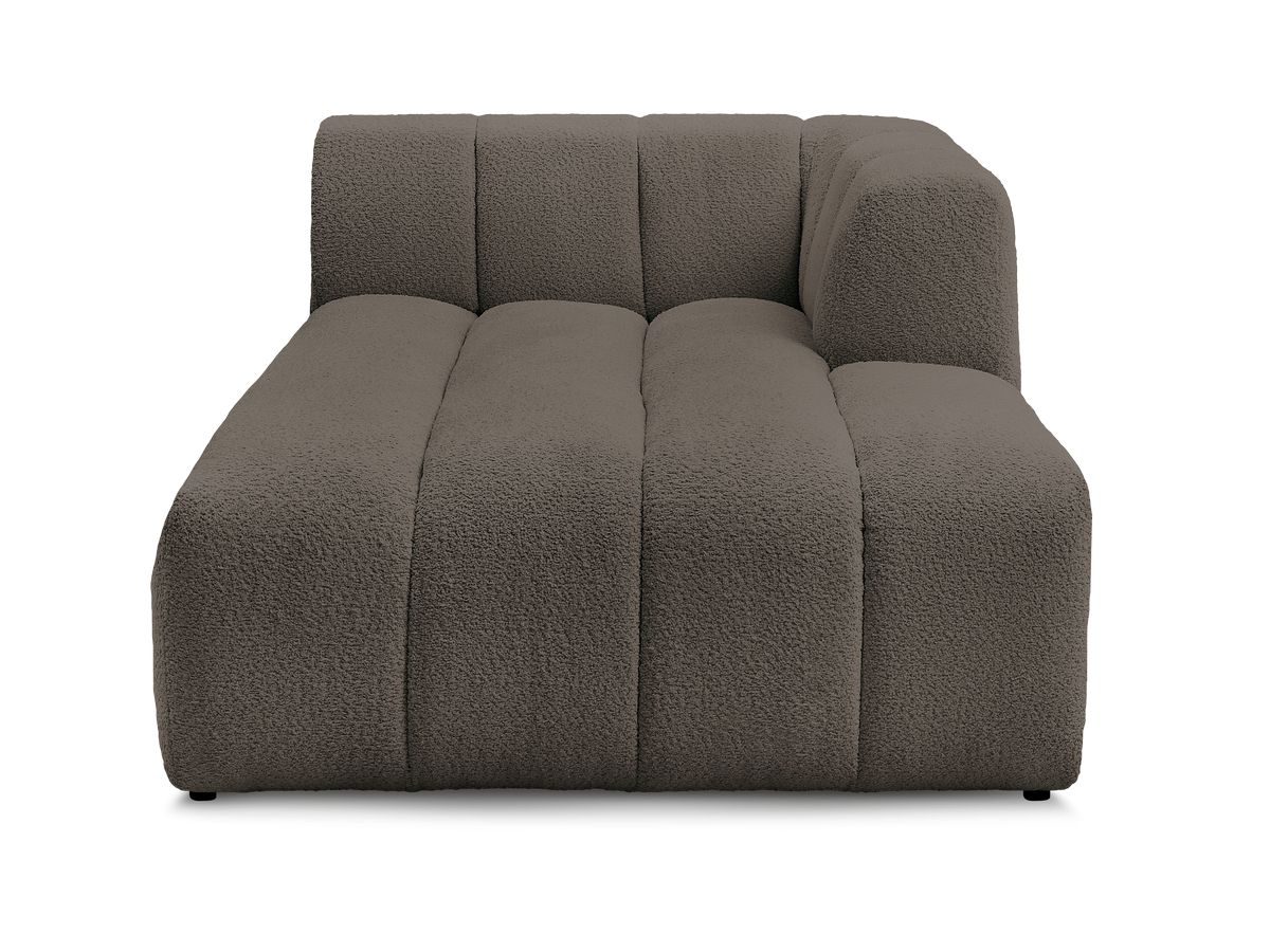 Chaise longue voor modulaire bank ANNECY badstof