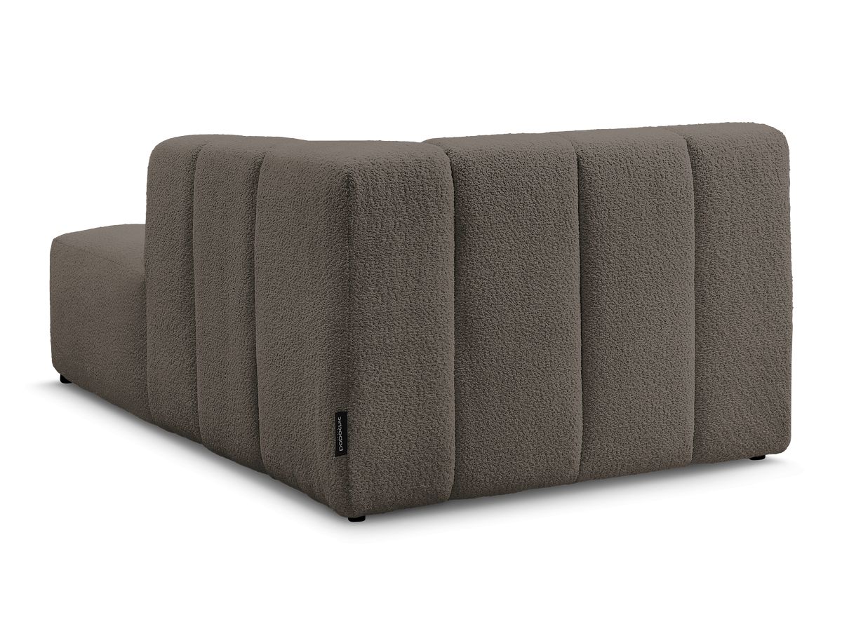 Chaise longue voor modulaire bank ANNECY badstof
