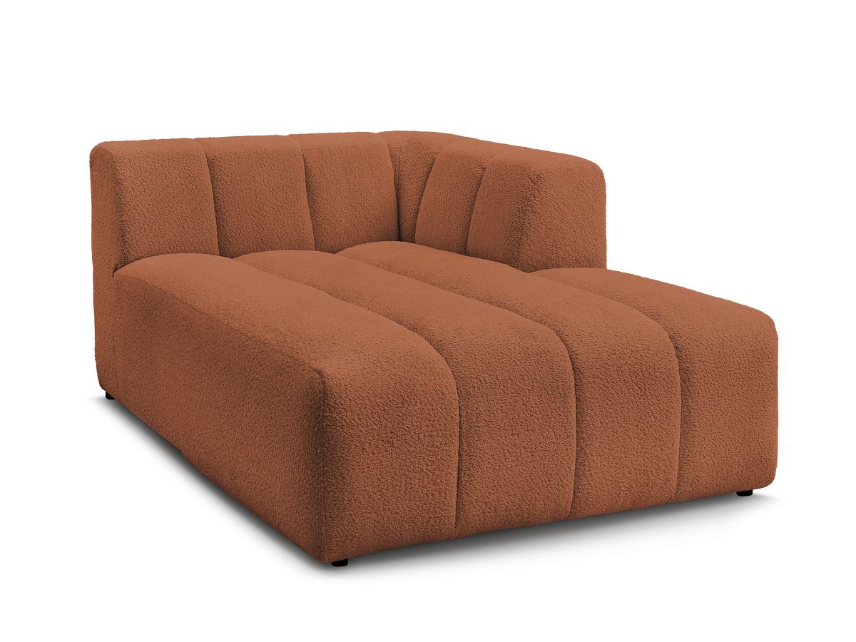 Chaise longue voor modulaire bank ANNECY badstof