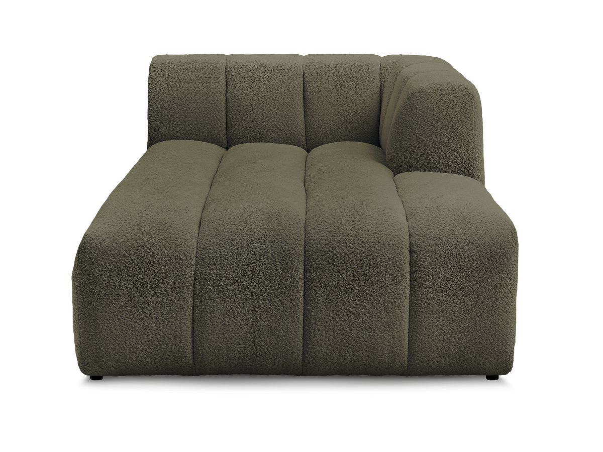 Chaise longue voor modulaire bank ANNECY badstof