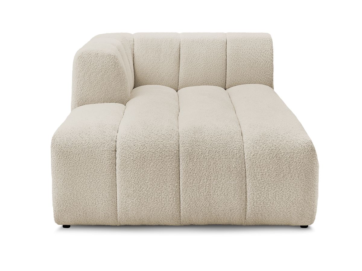 Chaise longue voor modulaire bank ANNECY badstof