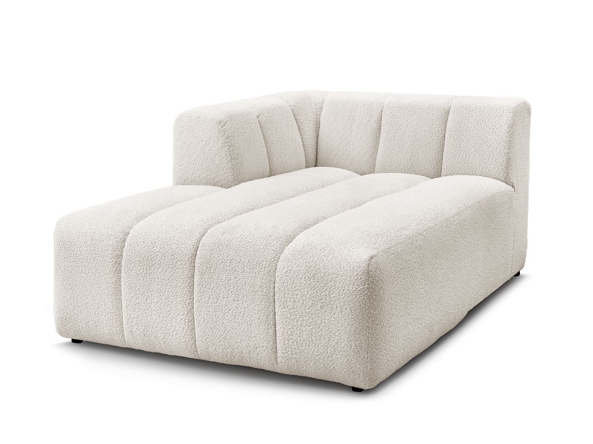 Chaise longue voor modulaire bank ANNECY badstof
