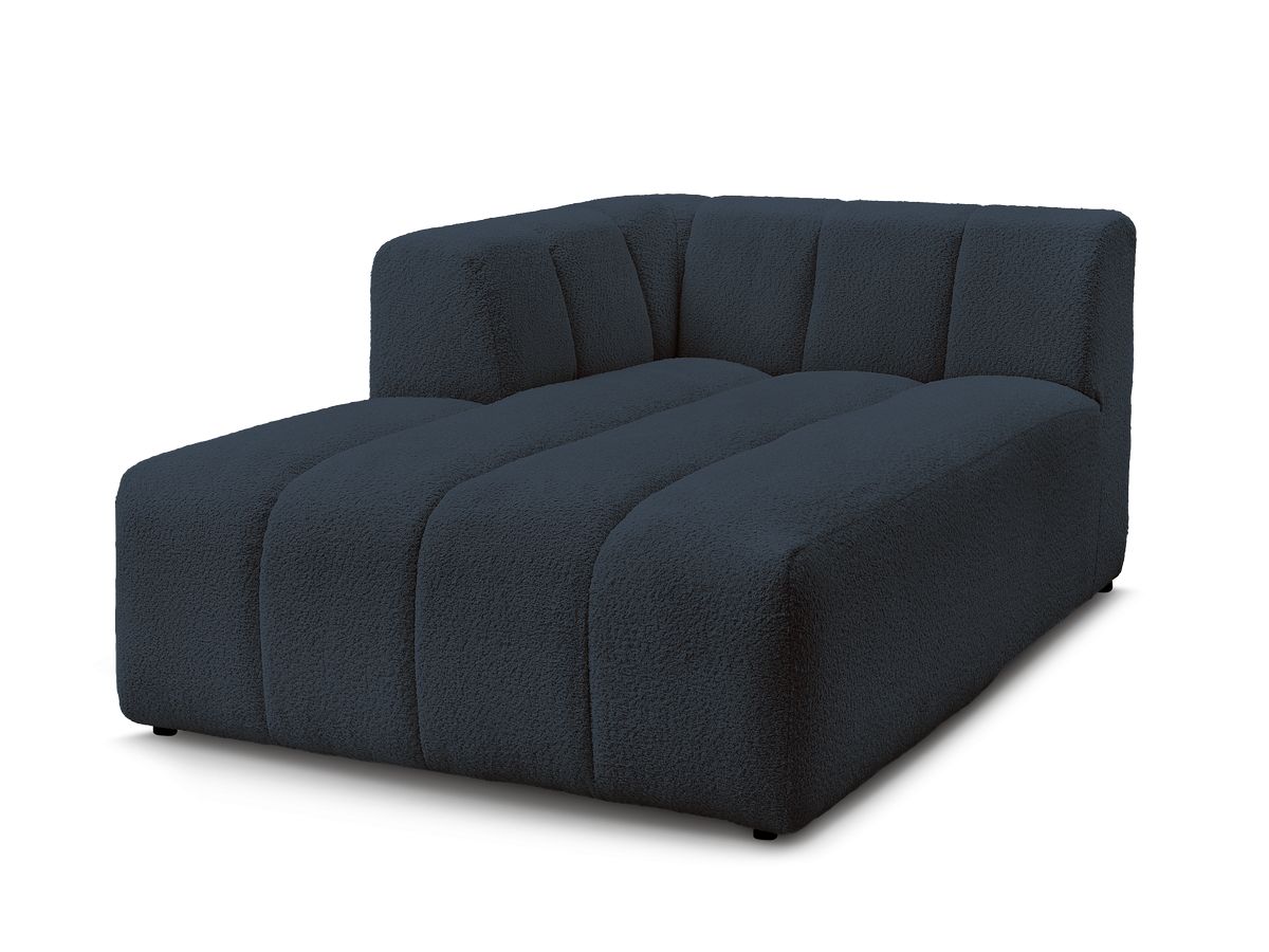 Chaise longue voor modulaire bank ANNECY badstof