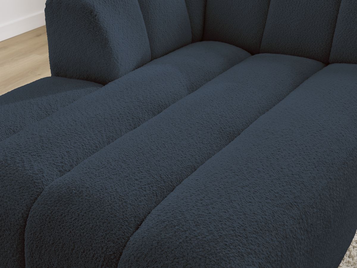Chaise longue voor modulaire bank ANNECY badstof