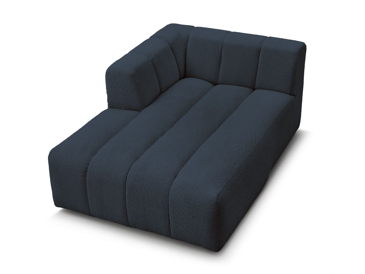 Chaise longue voor modulaire bank ANNECY badstof