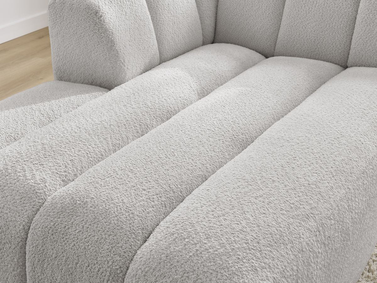 Chaise longue voor modulaire bank ANNECY badstof