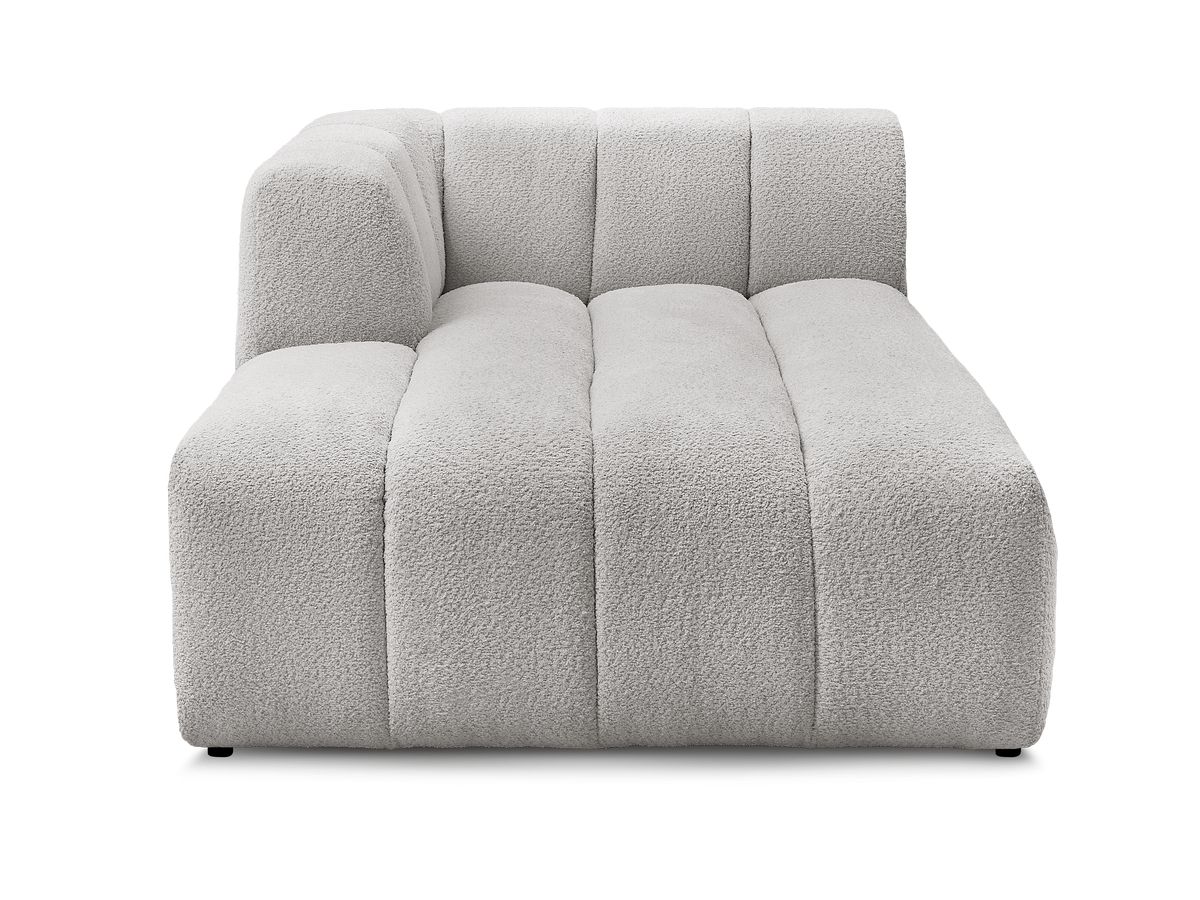 Chaise longue voor modulaire bank ANNECY badstof