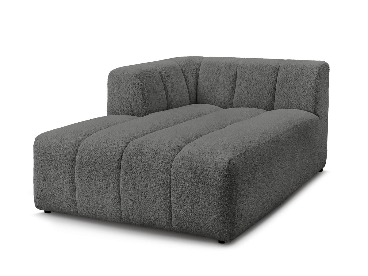 Chaise longue voor modulaire bank ANNECY badstof