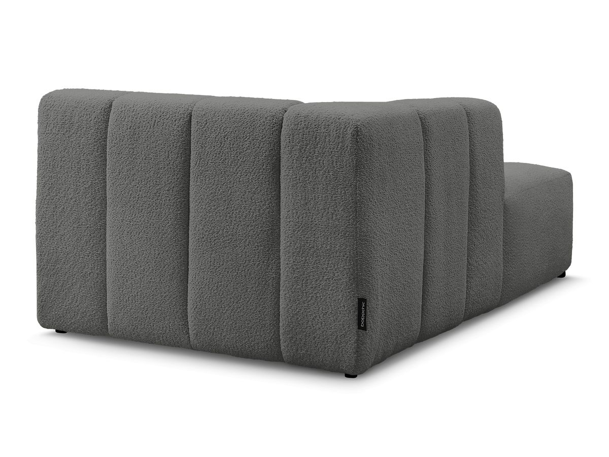 Méridienne pour canapé modulable ANNECY tissu bouclette