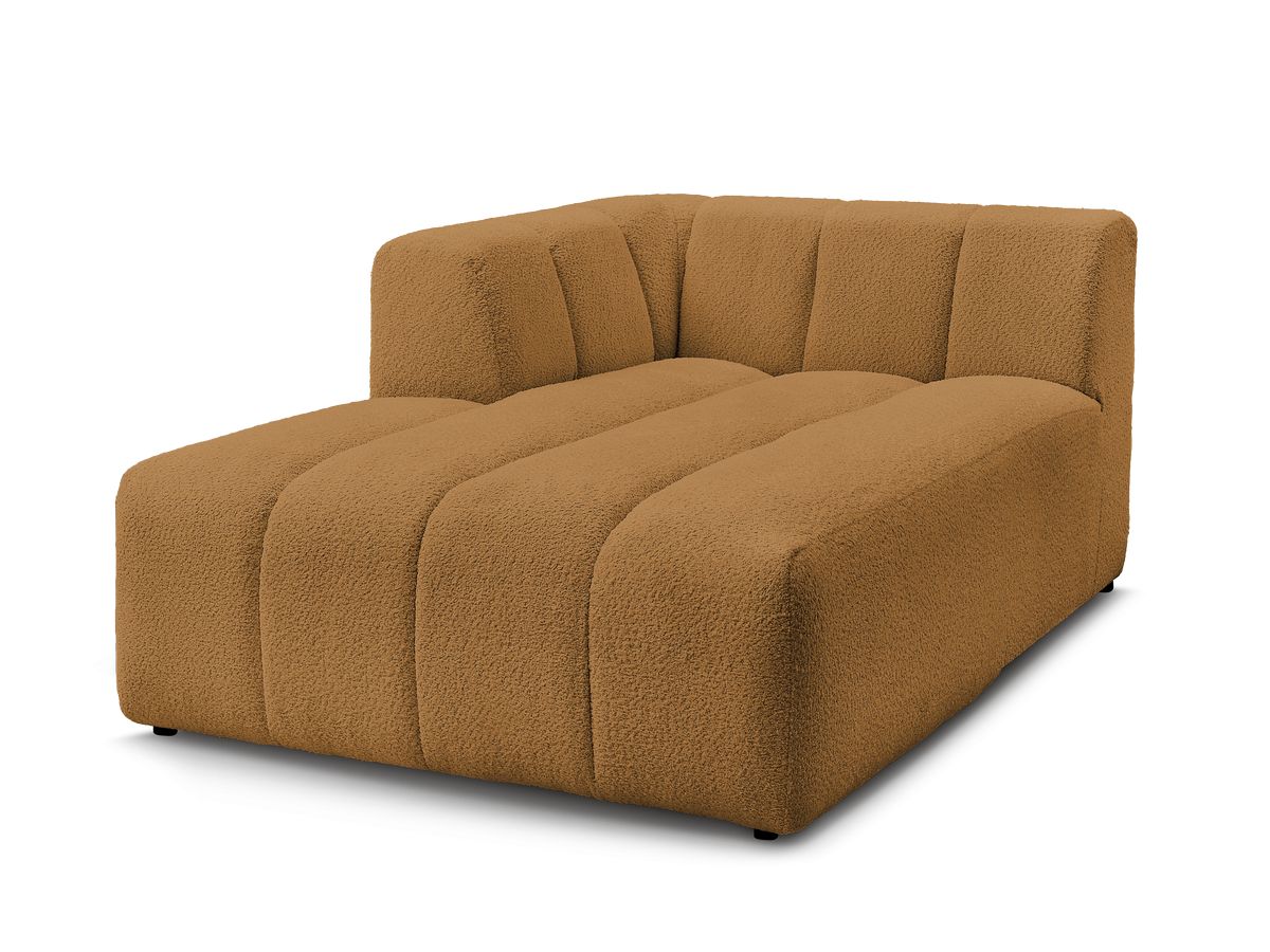 Chaise longue voor modulaire bank ANNECY badstof