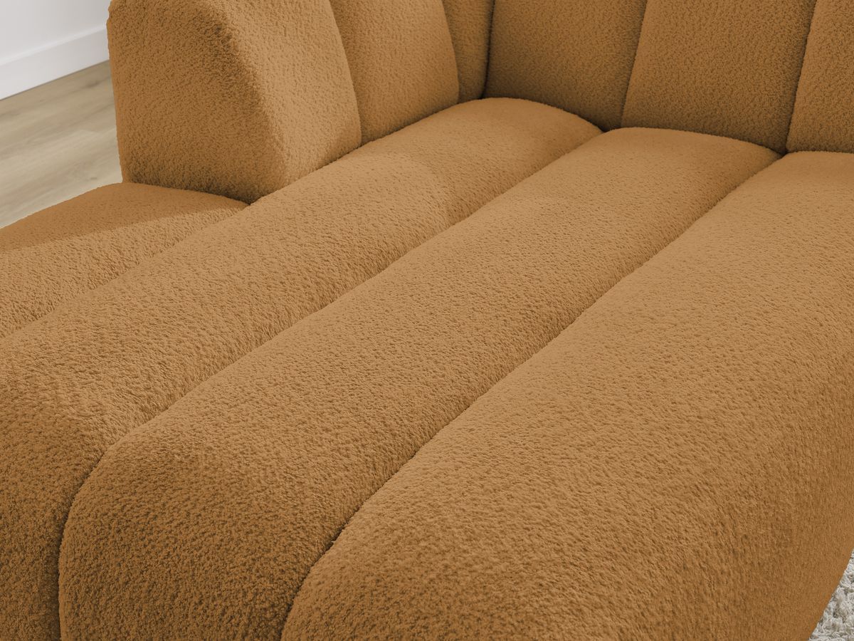 Chaise longue voor modulaire bank ANNECY badstof