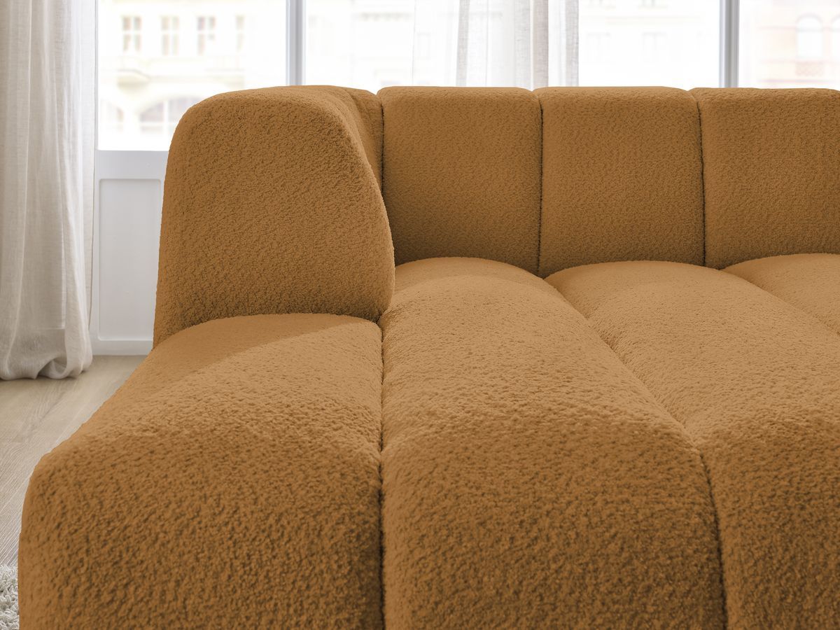 Chaise longue voor modulaire bank ANNECY badstof