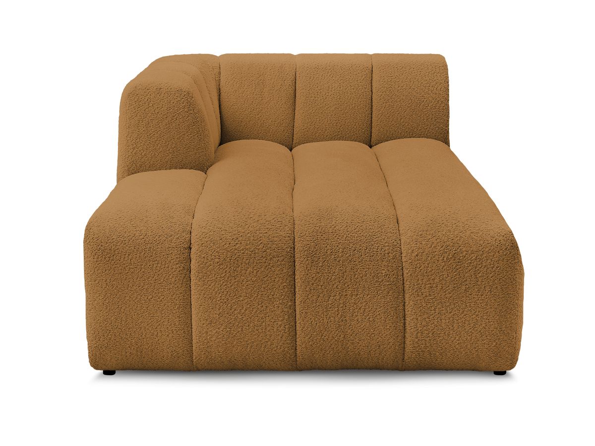 Chaise longue voor modulaire bank ANNECY badstof