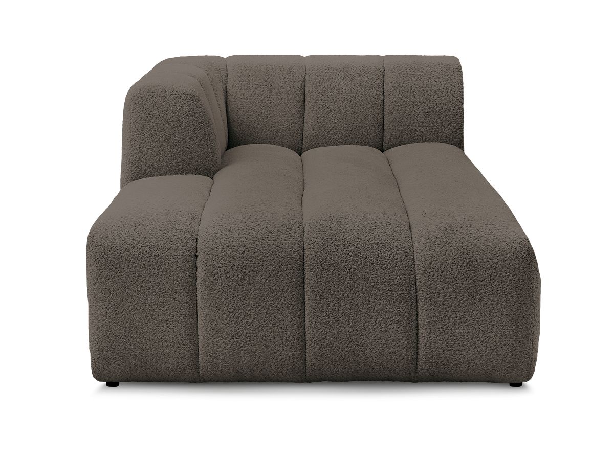 Chaise longue voor modulaire bank ANNECY badstof
