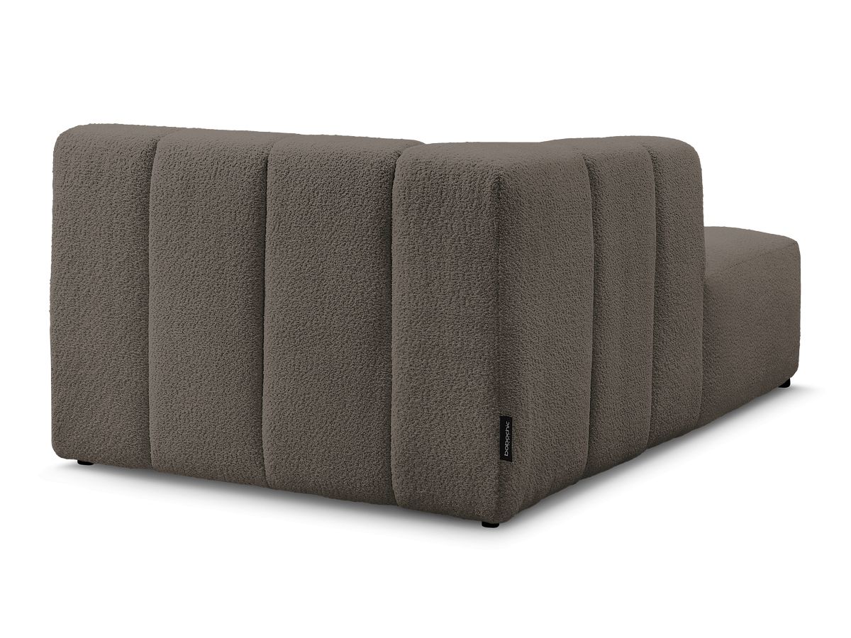 Chaise longue voor modulaire bank ANNECY badstof