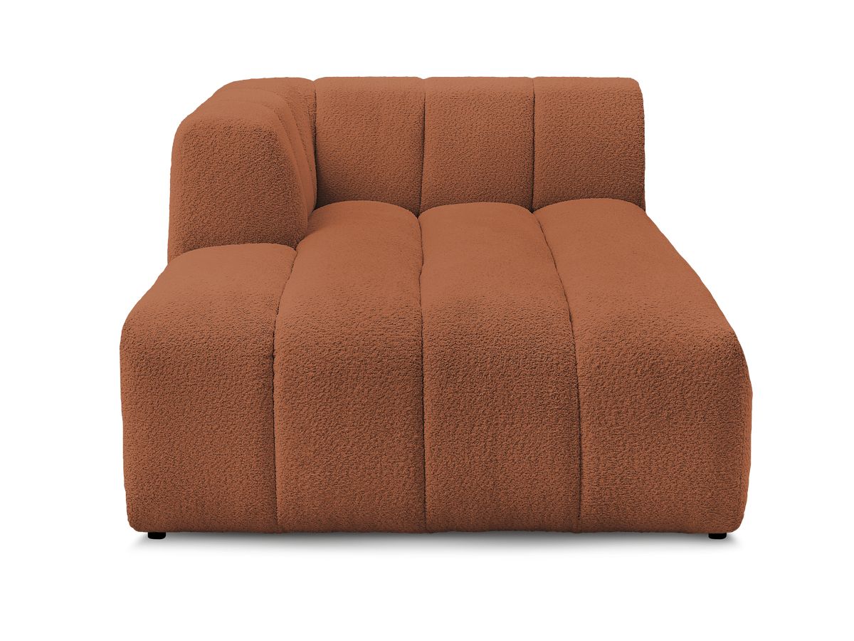 Chaise longue voor modulaire bank ANNECY badstof