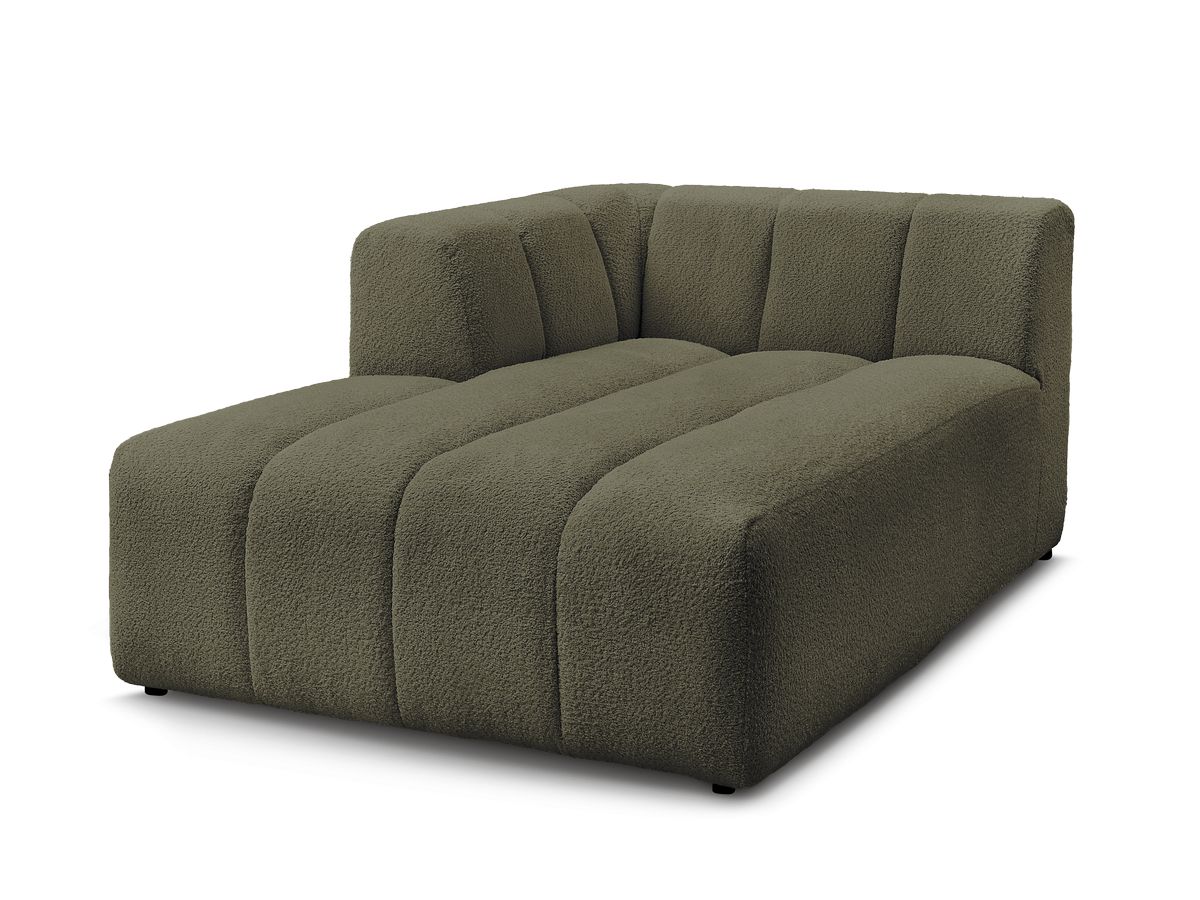Chaise longue voor modulaire bank ANNECY badstof