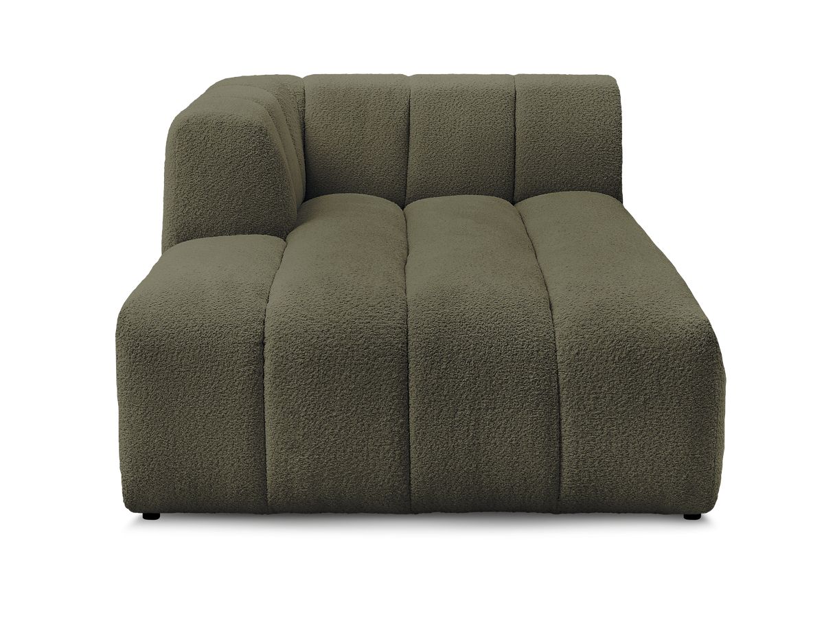 Chaise longue voor modulaire bank ANNECY badstof