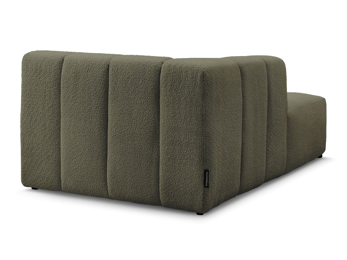 Chaise longue voor modulaire bank ANNECY badstof