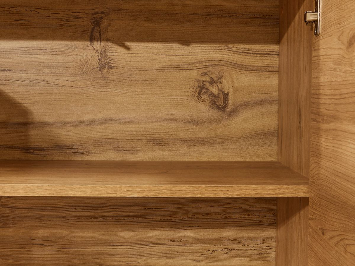 FERRET 4-deurs dressoir 180 cm houten lamelleneffect
