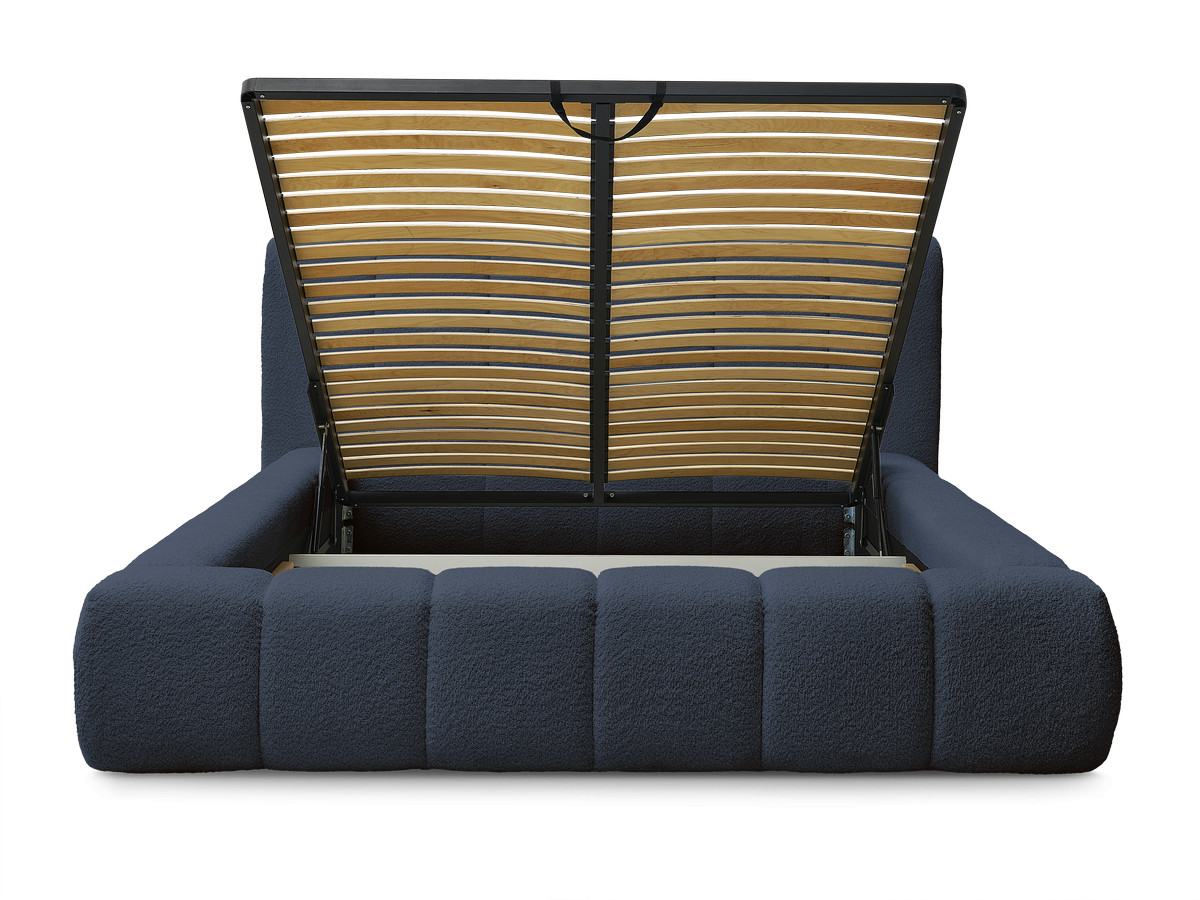 Canapé d'angle fixe EVEREST tissu chiné - Orange - Angle droit - 10 coussins