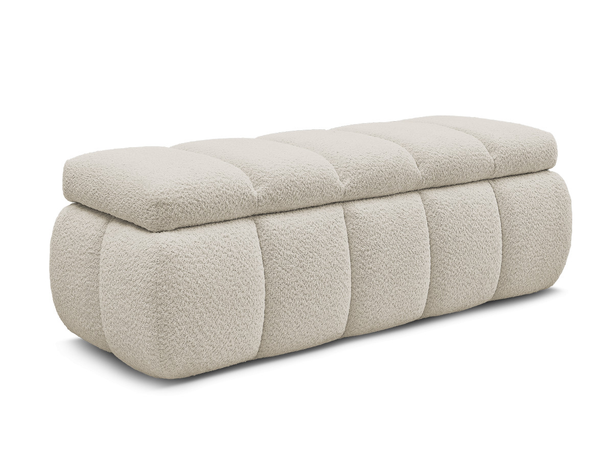 Bout de lit DENALI bouclette beige — vue 6