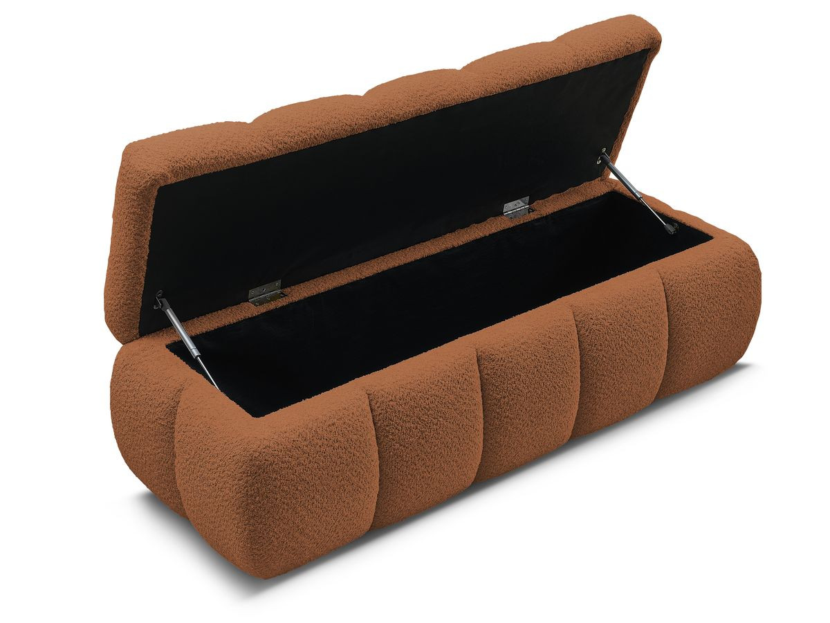 Bout de lit DENALI tissu bouclette