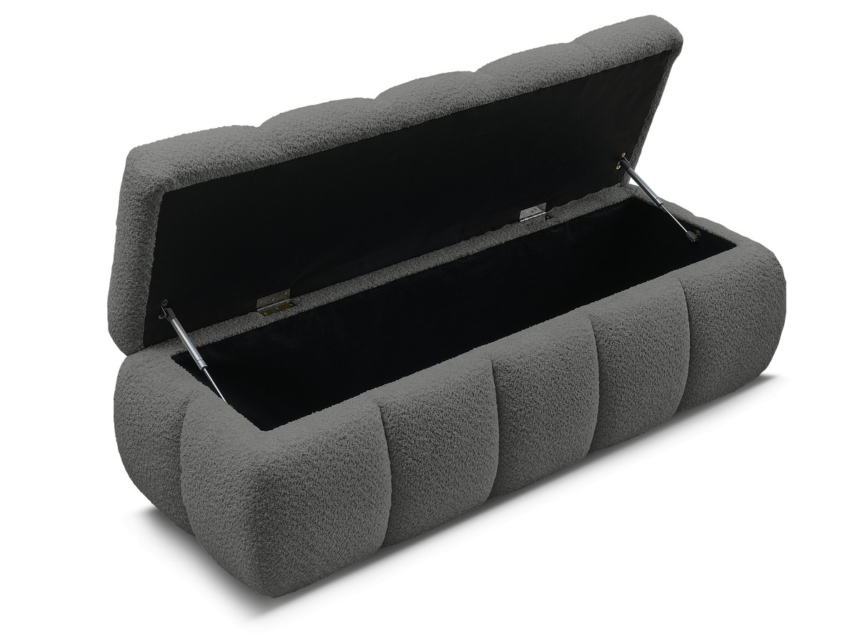 Bout de lit DENALI tissu bouclette