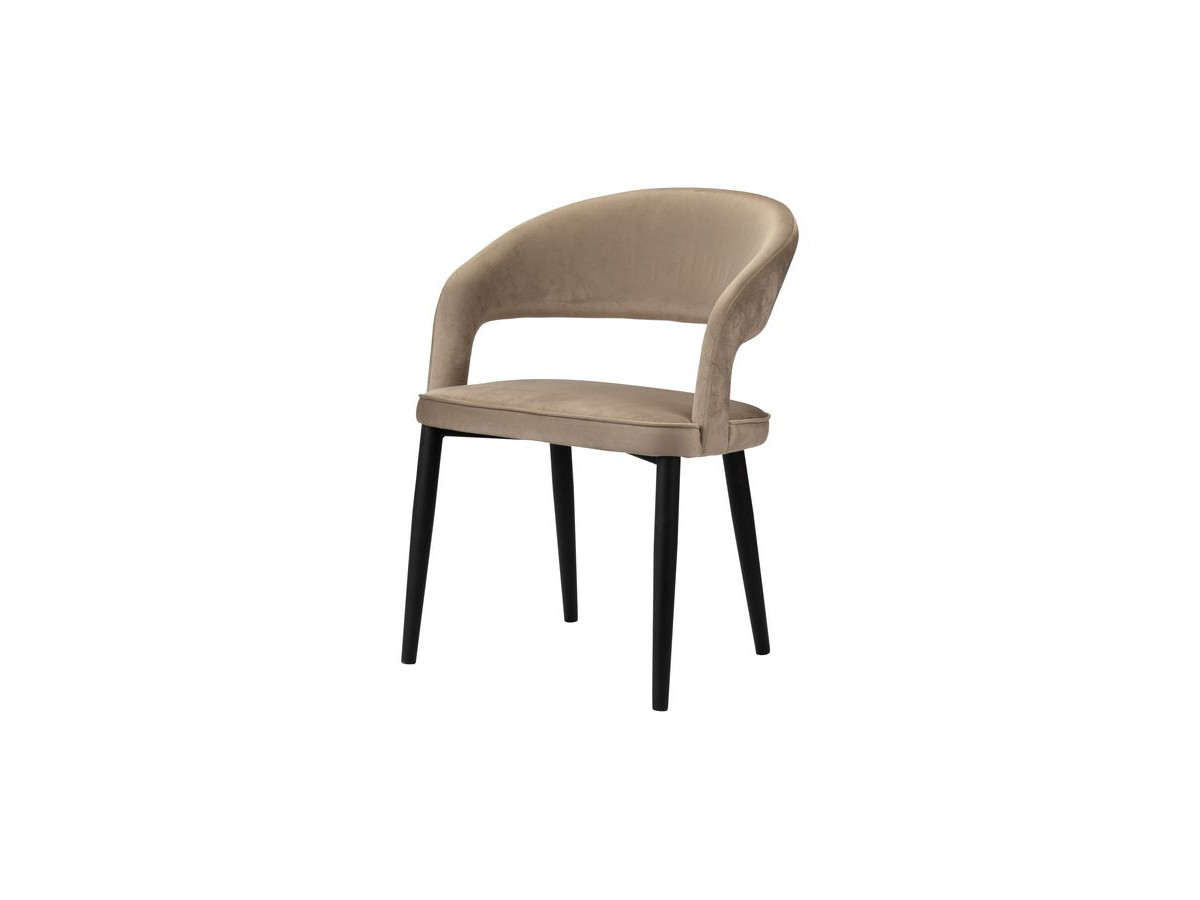 Set van 2 LOUIS stoelen in fluwelen stof