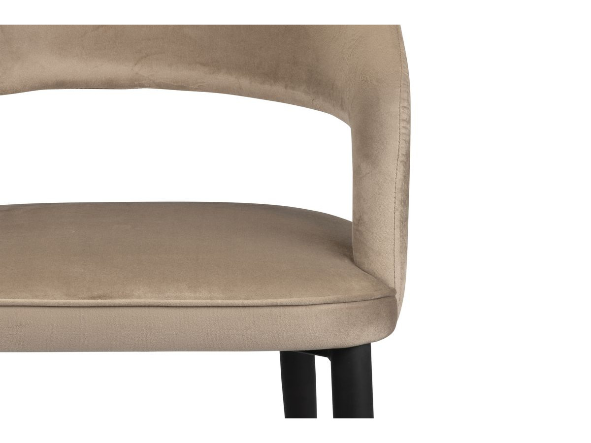 Set van 2 LOUIS stoelen in fluwelen stof