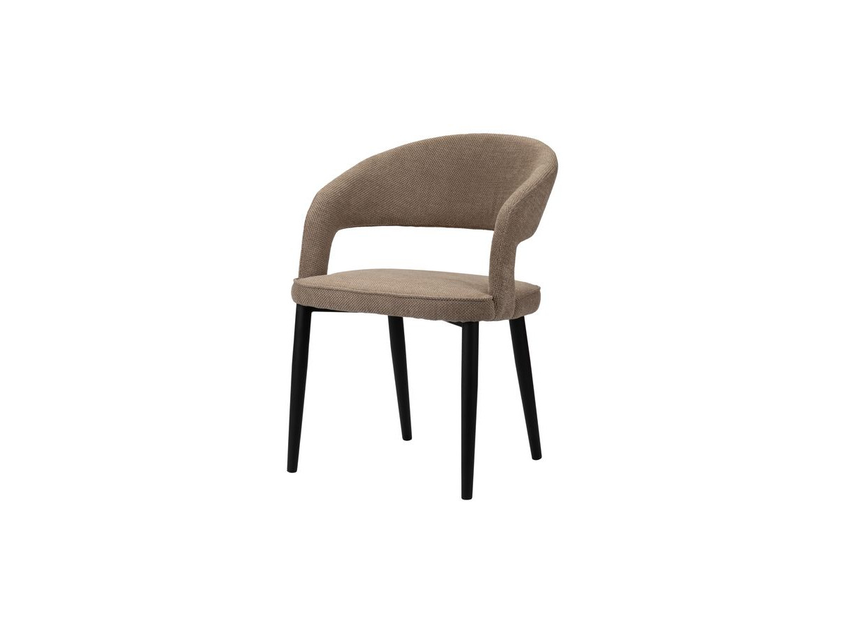 Lot de 2 chaises LOUIS texturé marron clair — vue 6