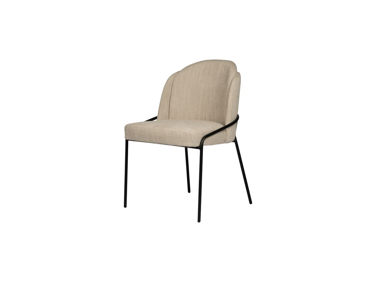 Lot de 2 chaises MAYA tissu texturé