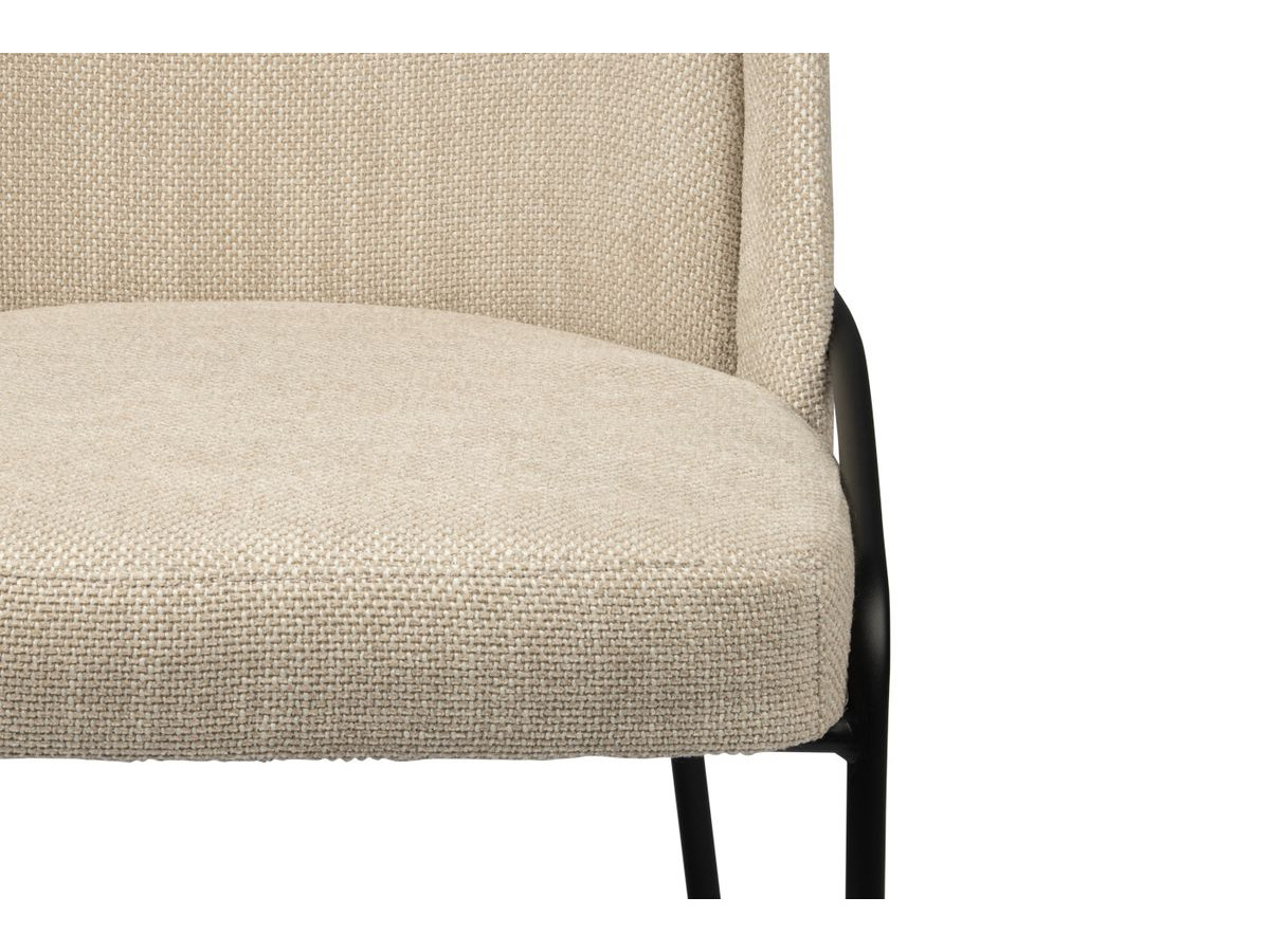 Set van 2 MAYA stoelen in structuurstof