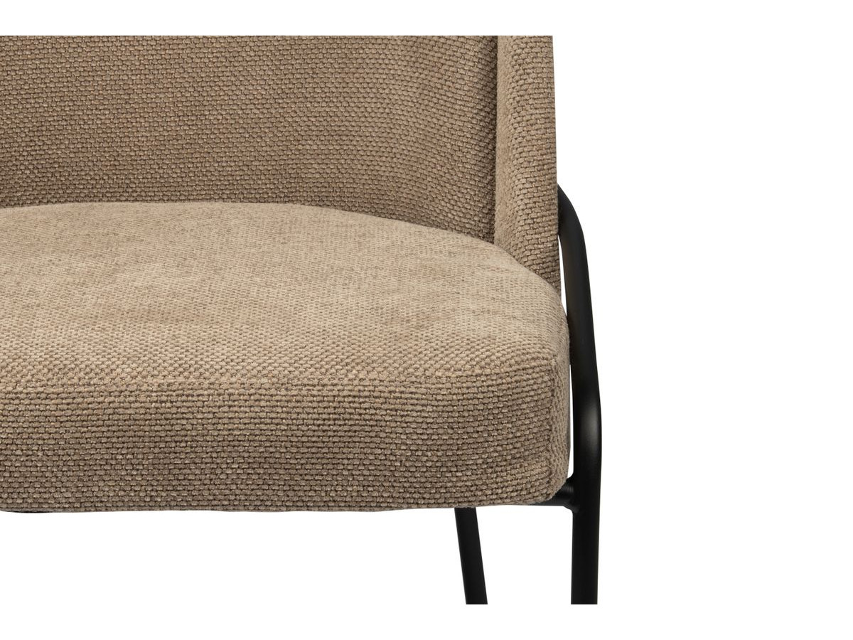 Set van 2 MAYA stoelen in structuurstof