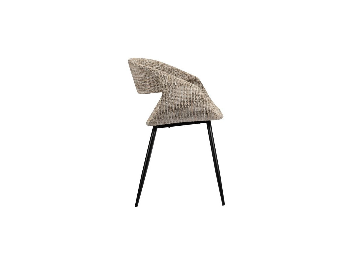 Set van 2 ISABELLE stoelen in structuurstof