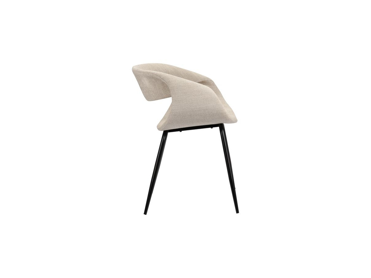 Set van 2 ISABELLE stoelen in structuurstof
