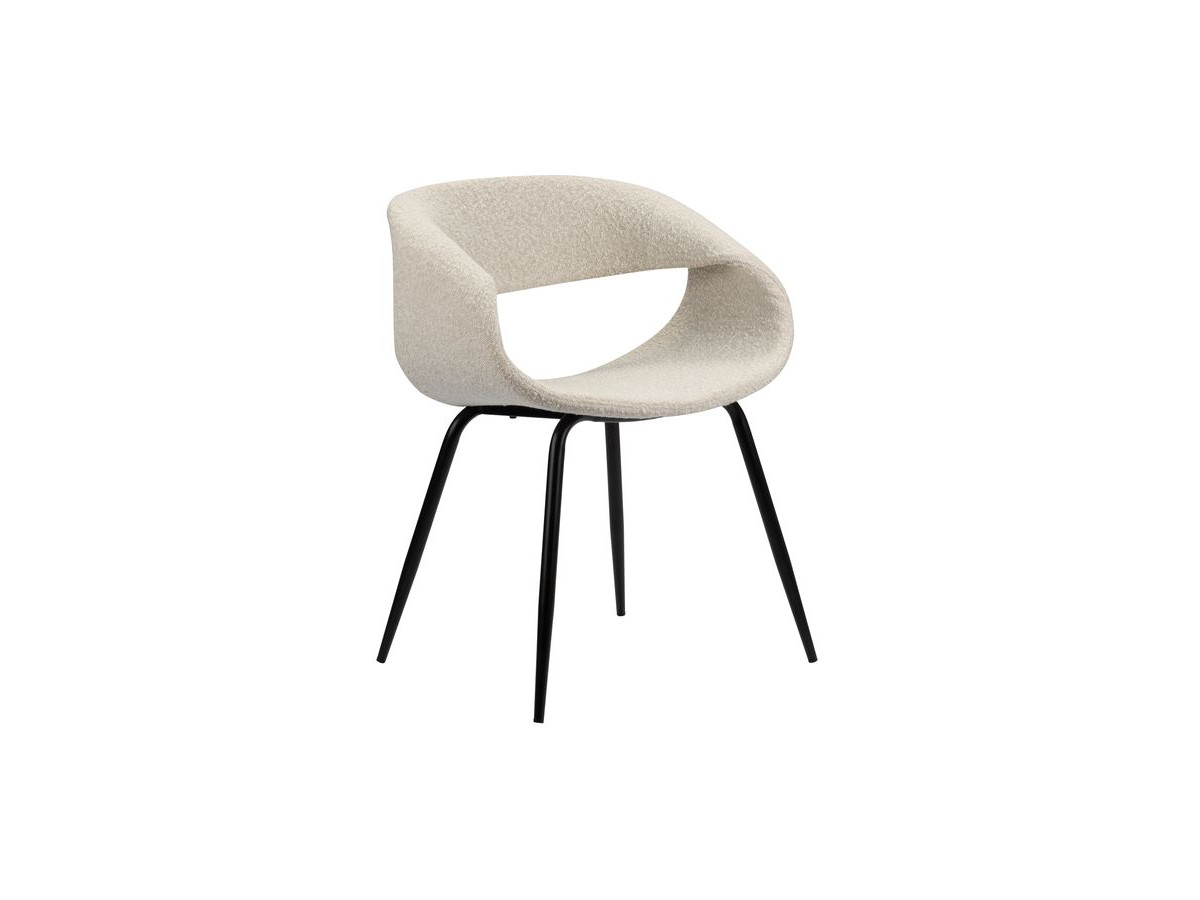 Lot de 2 chaises ISABELLE bouclette blanc — vue 5