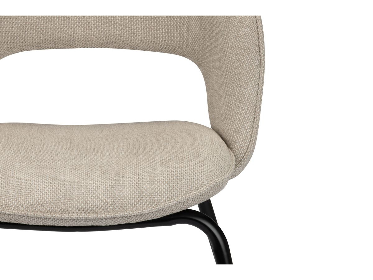 Set van 2 DOMI stoelen met structuurstof