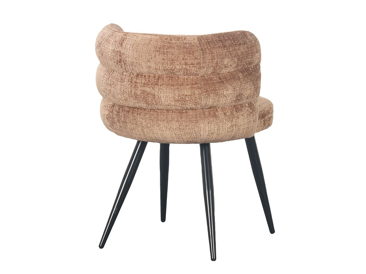 Lot de 2 chaises SOLEA velours marron clair — vue 6