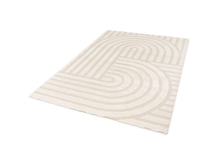 Tapis poils ras SHYLO motif géométrique