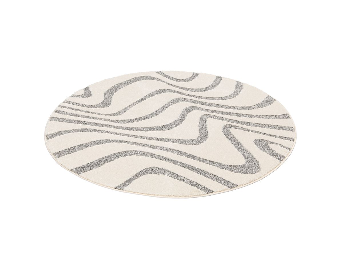 Tapis poils ras SOFTERA motif abstrait