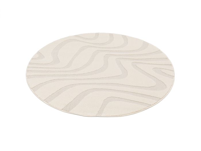 Tapis poils ras SOFTERA motif abstrait