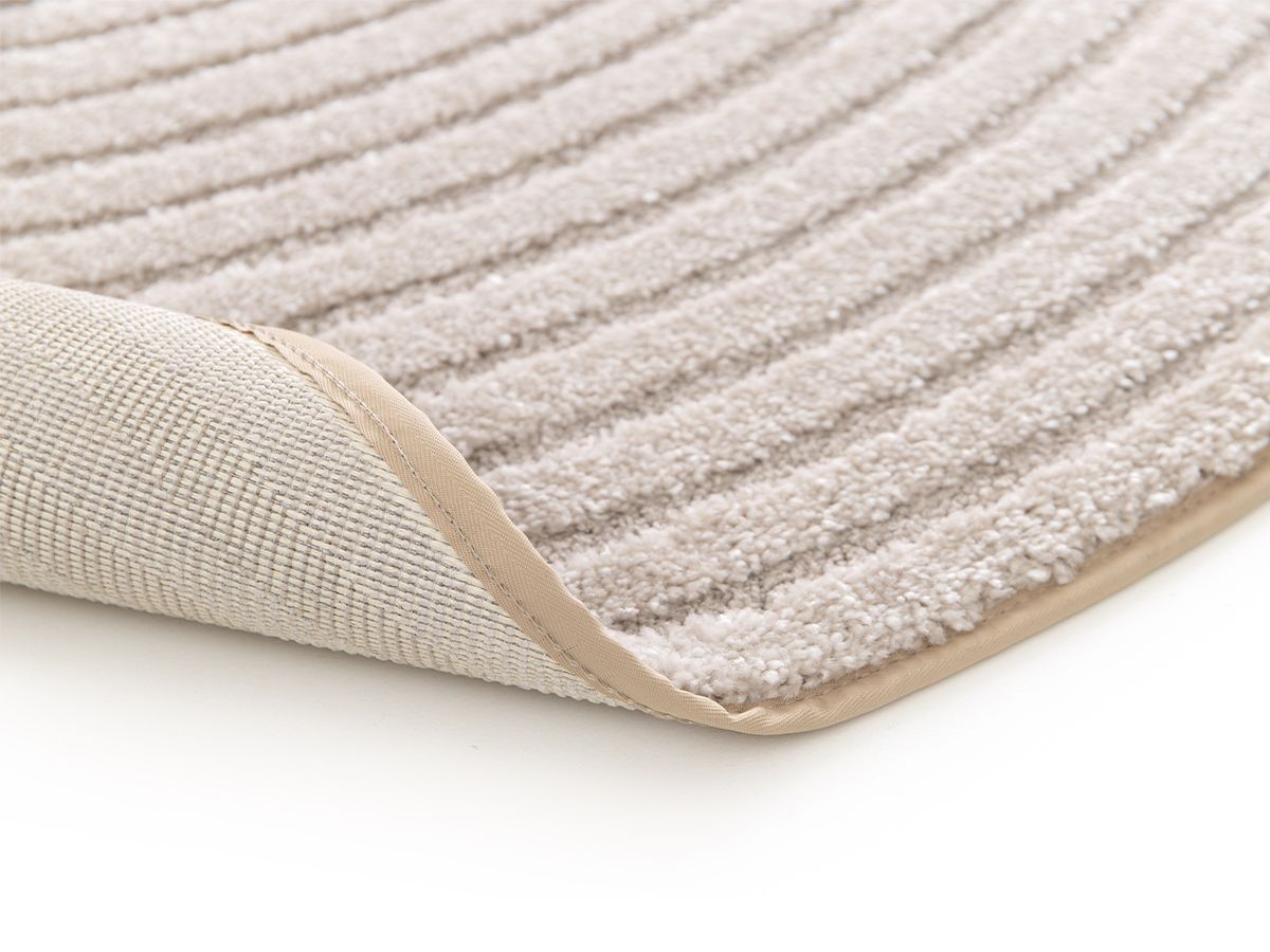 ONDELIA rond laagpolig vloerkleed met geometrisch patroon