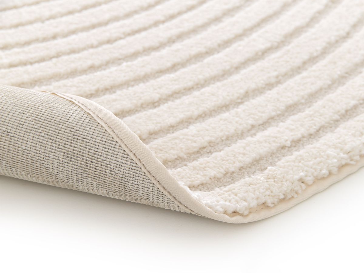 ONDELIA rond laagpolig vloerkleed met geometrisch patroon